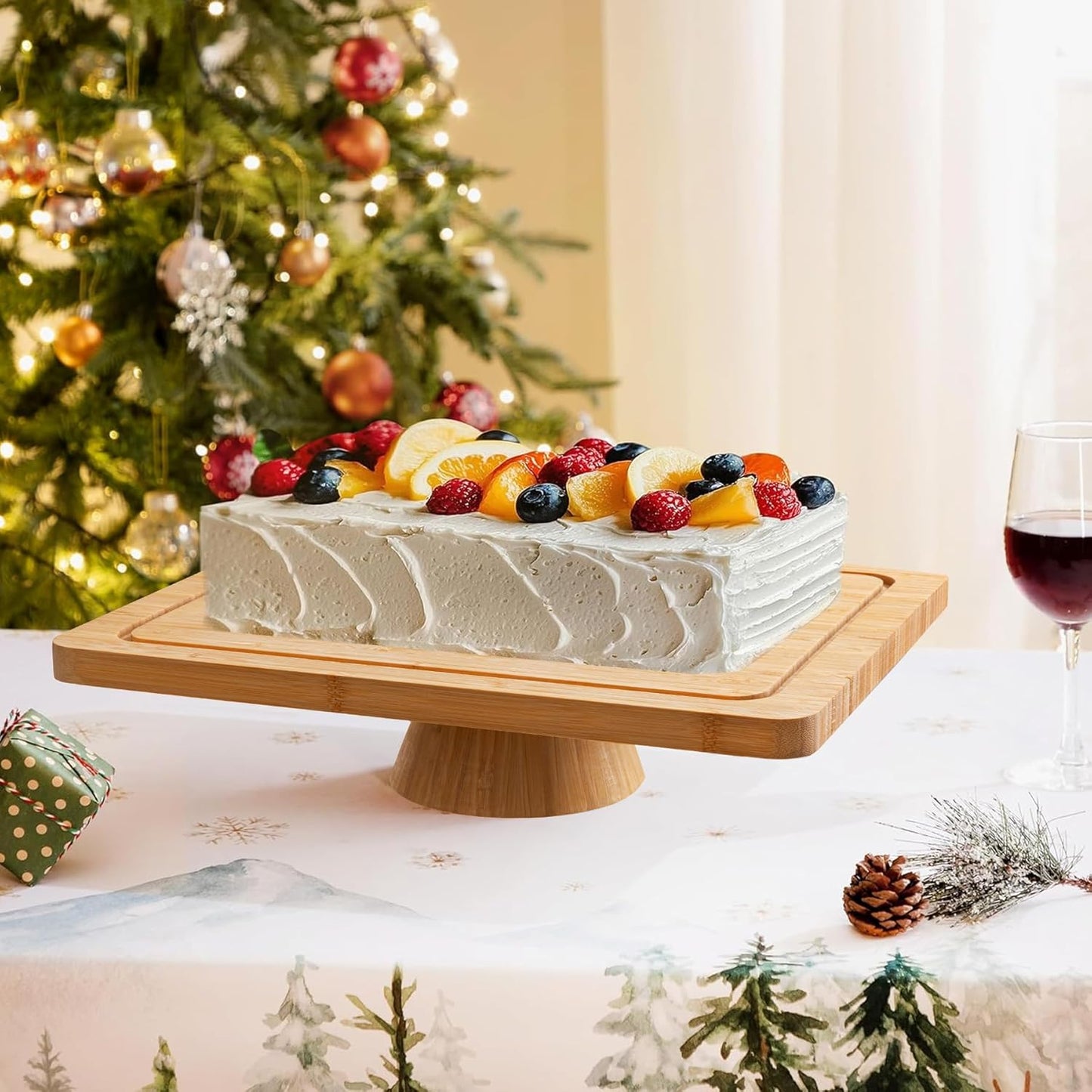 Multifunctional Cake Stand with Acrylic Dome by Crystallea